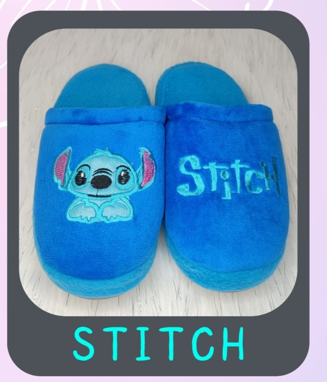 Pantuflas Stitch