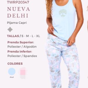 Pijama Capri de Mujer Nueva Delhi