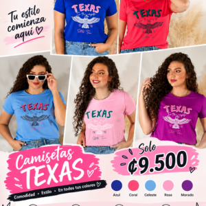 Camiseta Texas para Mujer
