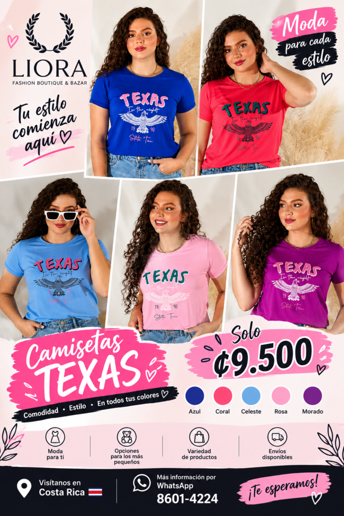 Camiseta Texas para Mujer