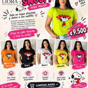 Camiseta de Snoopy para Mujer